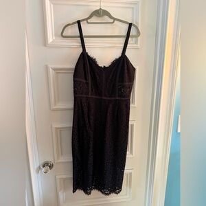 Express Size 10 Black Lace Dress